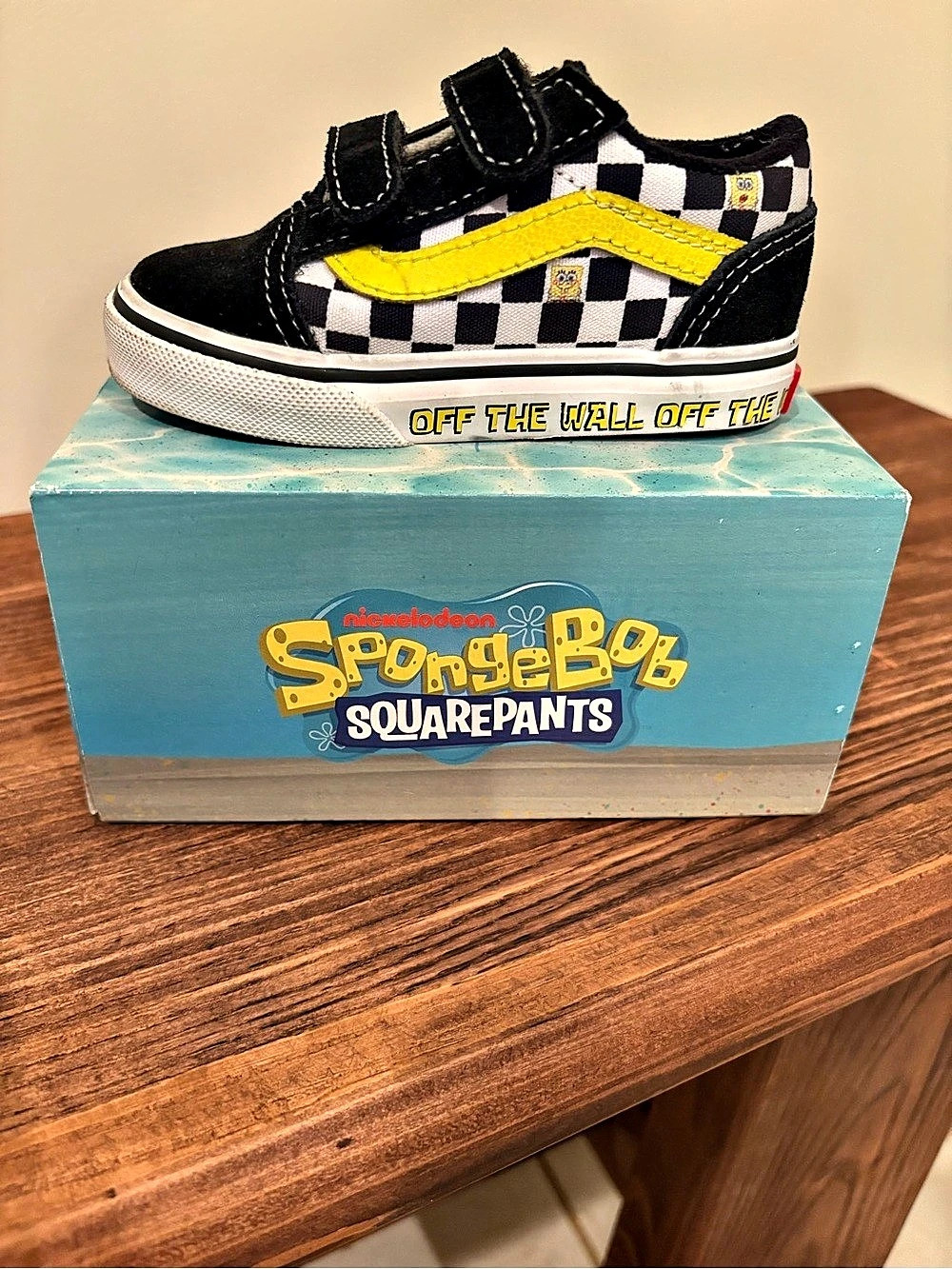 Vans SpongeBob SquarePants x Vans Toddler Old Skool V 'Off The Wall' size 6T